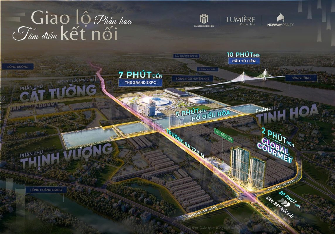 Vị trí Lumière Prime Hills 